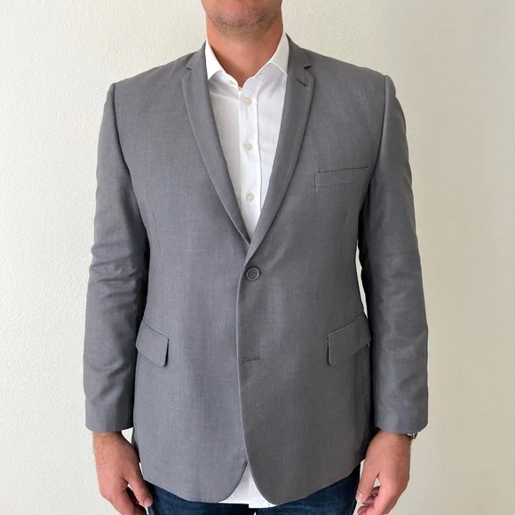 Tazio Grey Sport Coat 38R